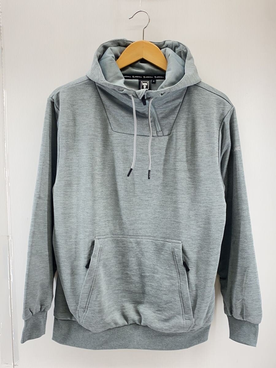 【中古】JACKALL BROS◆ヒートムーヴメントフーディパーカー/M/ポリエステル/GRY【メンズウェア】