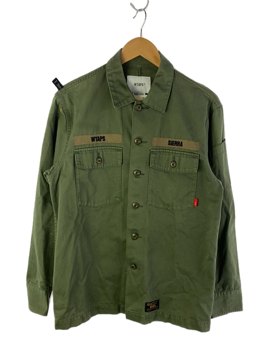 【中古】WTAPS◆ジャケット/1/コットン/カーキ/172wvdt-shm01【メンズウェア】