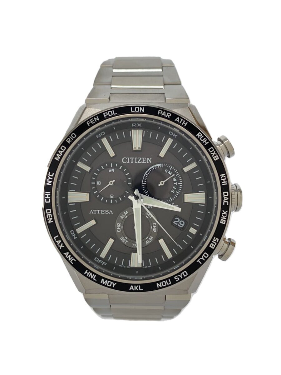 【中古】CITIZEN◆ATTESA/アテッサ/エコドライブ/ソーラー腕時計/CB5966-69E E660-007C801【服飾雑貨他】