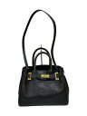 【中古】sita parantica◆トートバッグ/レザー/BLK【バッグ】