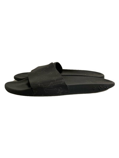 【中古】LOUIS VUITTON◆サンダル/US10/BLK/PVC【シューズ】 【中古】LOUIS VUITTON◆サンダル/US10/BLK/PVC【シューズ】