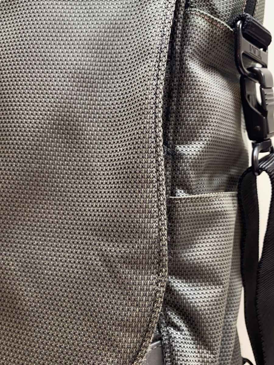 【中古】TUMI◆リュック/ナイロン/GRY【バッグ】