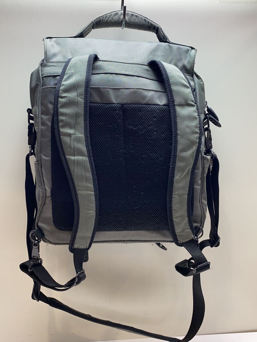 【中古】TUMI◆リュック/ナイロン/GRY【バッグ】
