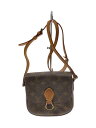 【中古】LOUIS VUITTON◆ウエストバッグ/レザー/BRW/総柄【バッグ】