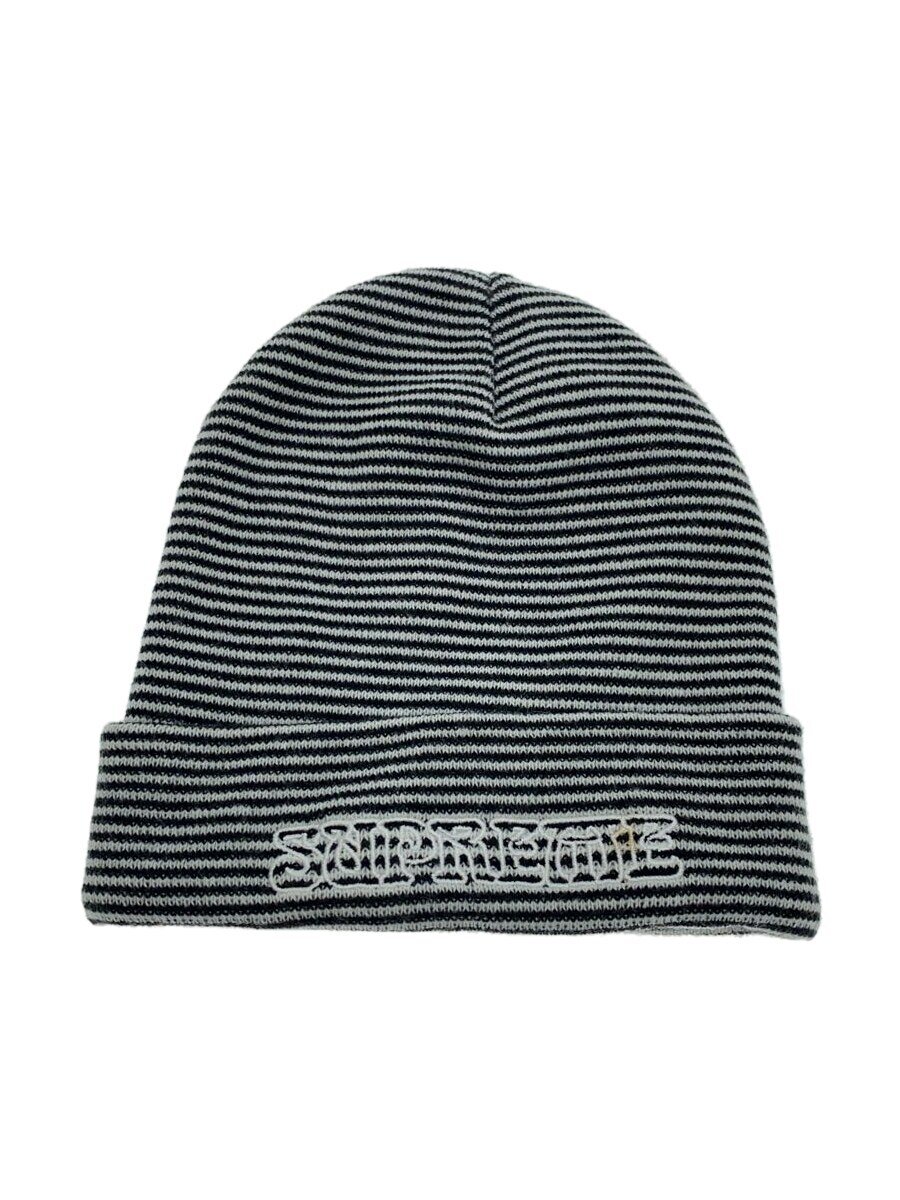 【中古】Supreme◆ニットキャップ/--/アクリル/BLK/レディース【服飾雑貨他】