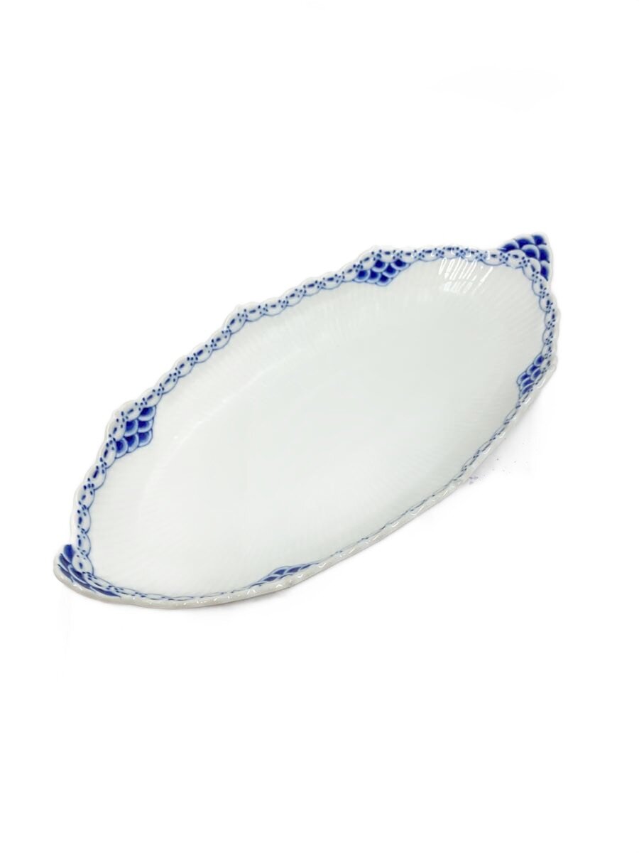 乐天商城 - 【中古】ROYAL COPENHAGEN◆プリンセスピックルディッシュ/24.5cm/プレート/WHT【キッチン用品】