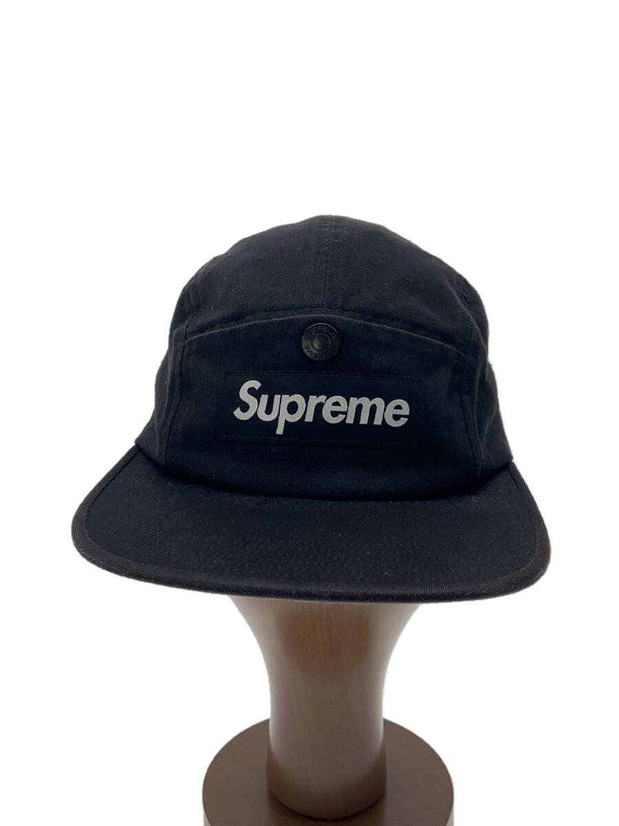 【中古】Supreme◆キャップ/--/コットン/BLK/無地/メンズ【服飾雑貨他】