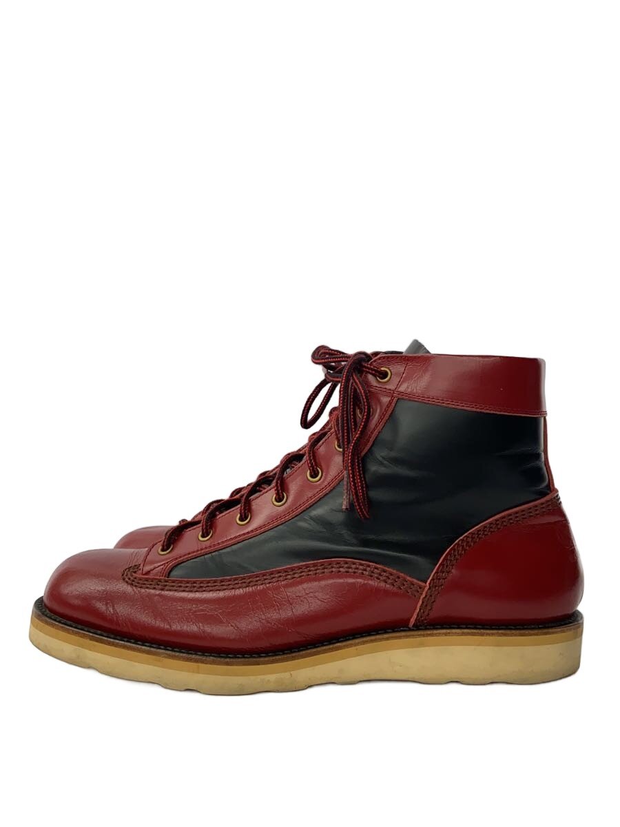 Engineer - 【中古】CALEE◆エンジニアブーツ/28cm/RED/レザー//【シューズ】
