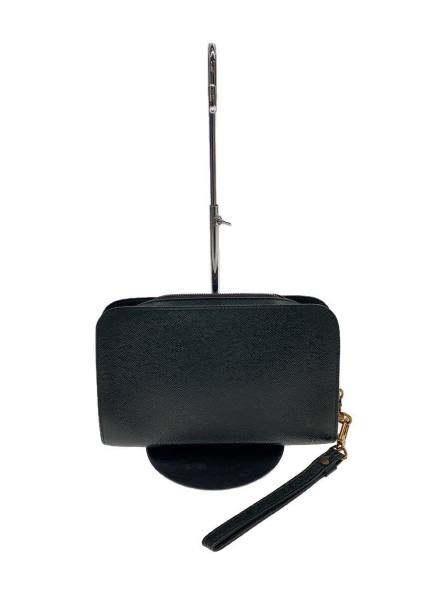 【中古】LOUIS VUITTON◆バイカル_タイガ_GRN/レザー/GRN【バッグ】
