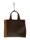 【中古】CELINE◆ハンドバッグ/--/BRW/総柄/CE00/12【バッグ】