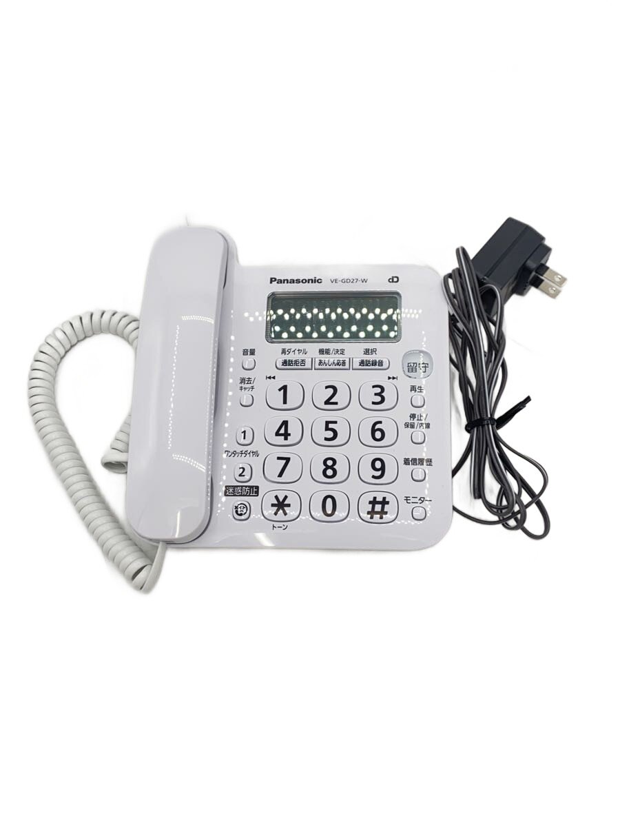 Other - 【中古】Panasonic◆電話機 VE-GD27DW-W【家電・ビジュアル・オーディオ】