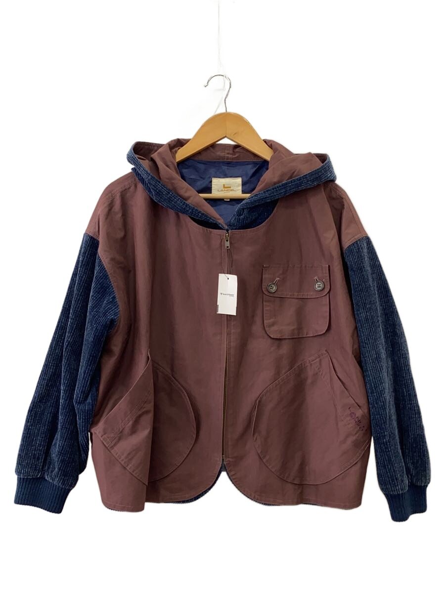 【中古】LANCEL◆ジャケット/--/コットン/BRW/無地//【メンズウェア】