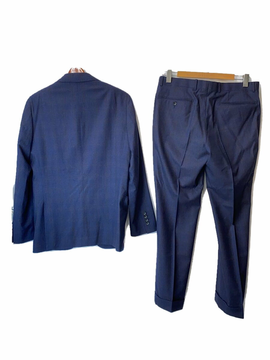 【中古】SUIT SELECT◆estrato生地/スーツ/A6/ウール/NVY/チェック/SLJP2101【メンズウェア】