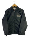 【中古】STANDARD CALIFORNIA◆コーチジャケット/タグ付き/ジャケット/M/ナイロン/BLK/無地/OUNLG290【メンズウェア】