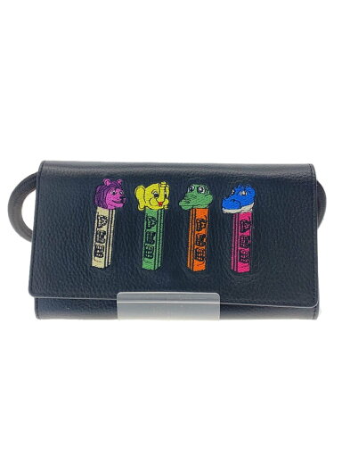 【中古】ear PAPILLONNER◆長財布/ショルダーウォレット/レザー/BLK/レディース/EAZ5021514A0001【服飾雑貨他】 【中古】ear PAPILLONNER◆長財布/ショルダーウォレット/レザー/BLK/レディース/EAZ5021514A0001【服飾雑貨他】