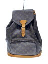 【中古】LOUIS VUITTON◆モンスリ_モノグラム・キャンバス_BRW/PVC/BRW【バッグ】