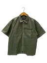 【中古】X-LARGE◆23SS/ステッチジップアップワークシャツ/L/コットン/KHK/101232014001【メンズウェア】(4)