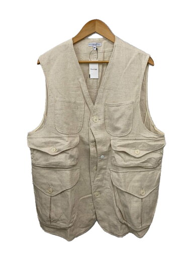 【中古】Engineered Garments◆25SS/Hunting Vest/XS/コットン/CRM【メンズウェア】 【中古】Engineered Garments◆25SS/Hunting Vest/XS/コットン/CRM【メンズウェア】