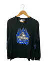 【中古】HYSTERIC GLAMOUR◆長袖Tシャツ/M/コットン/BLK/02251CL01【メンズウェア】