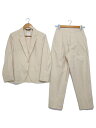 【中古】UNIQLO◆スーツ/S/ポリエステル/IVO/無地//【レディースウェア】