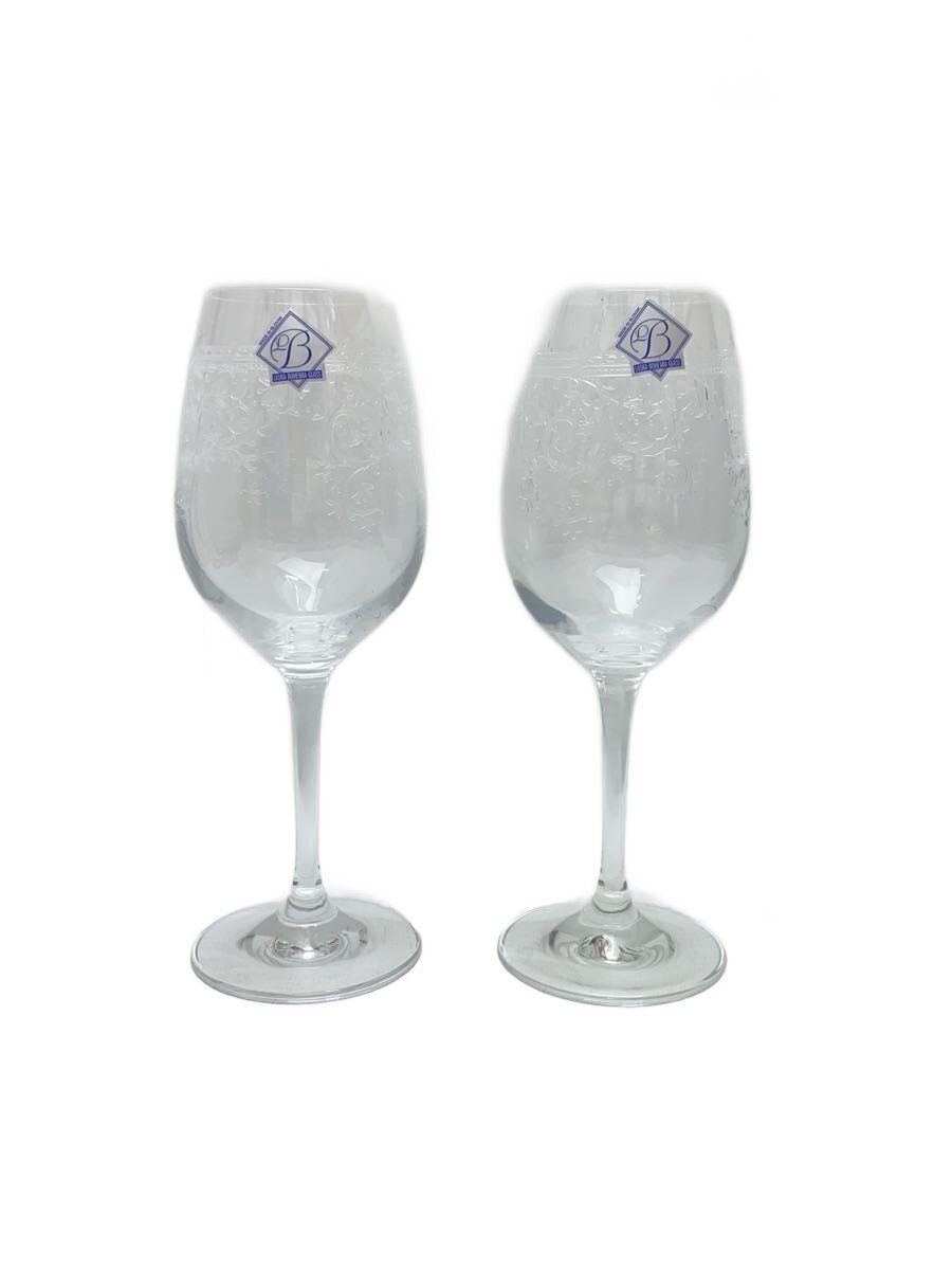 【中古】BOHEMIA GLASS(Crystal)◆グラス/2点セット/CLR【キッチン用品】