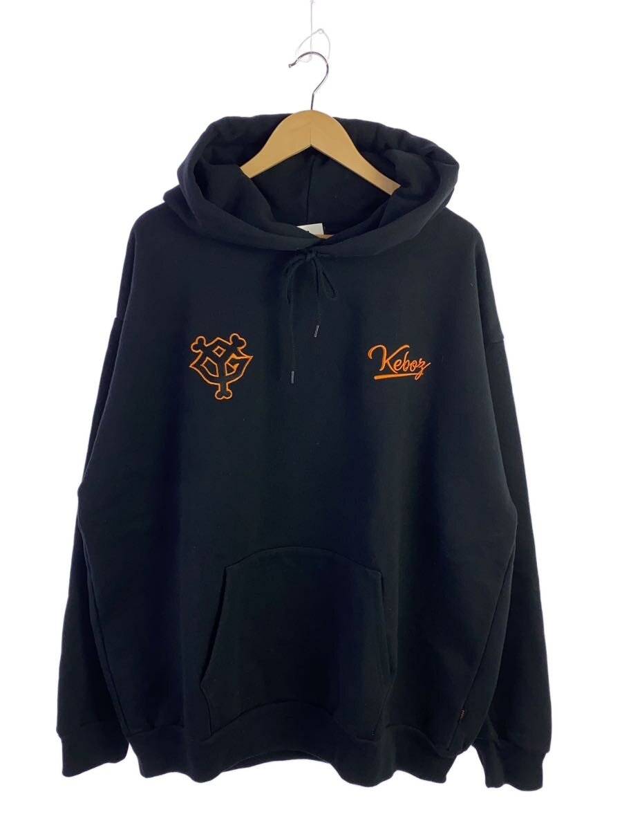 【中古】Keboz◆パーカー/XL/コットン/BLK【メンズウェア】