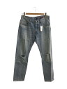 【中古】Levi’s◆501CT/WHITE OAK/ボトム/26/デニム/IDG【レディースウェア】