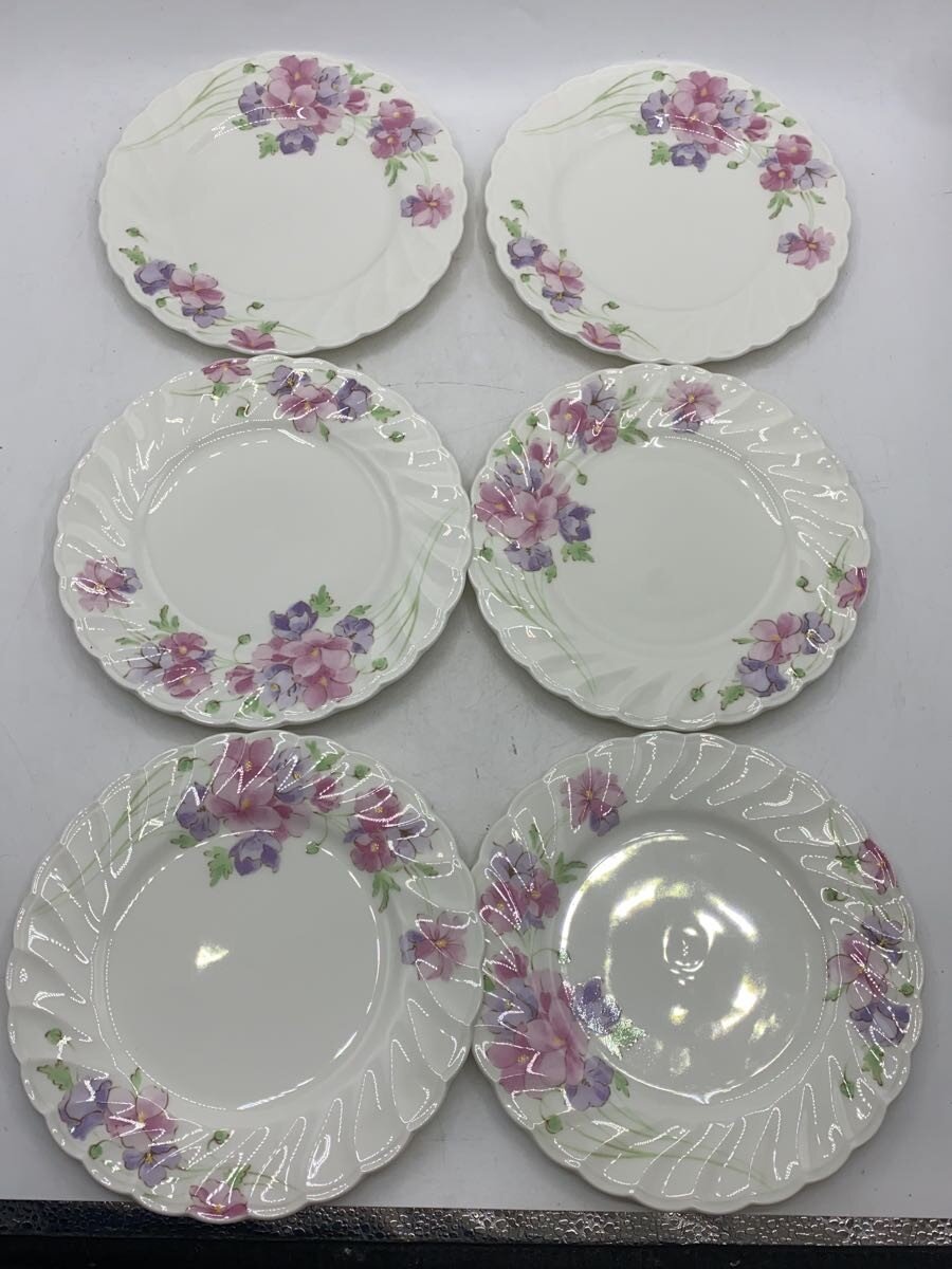 【中古】Noritake◆プレート/5点セット/花柄【キッチン用品】