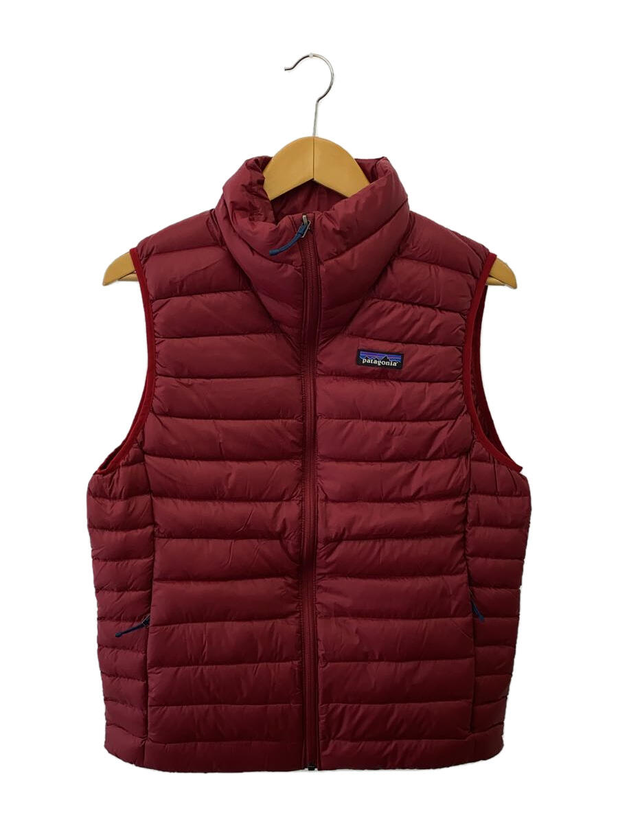 【中古】patagonia◆パタゴニア/ダウンセーターベスト/S/ナイロン/レッド/84623FA22【メンズウェア】