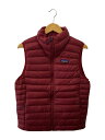 【中古】patagonia◆パタゴニア/ダウンセーターベスト/S/ナイロン/レッド/84623FA22【メンズウェア】