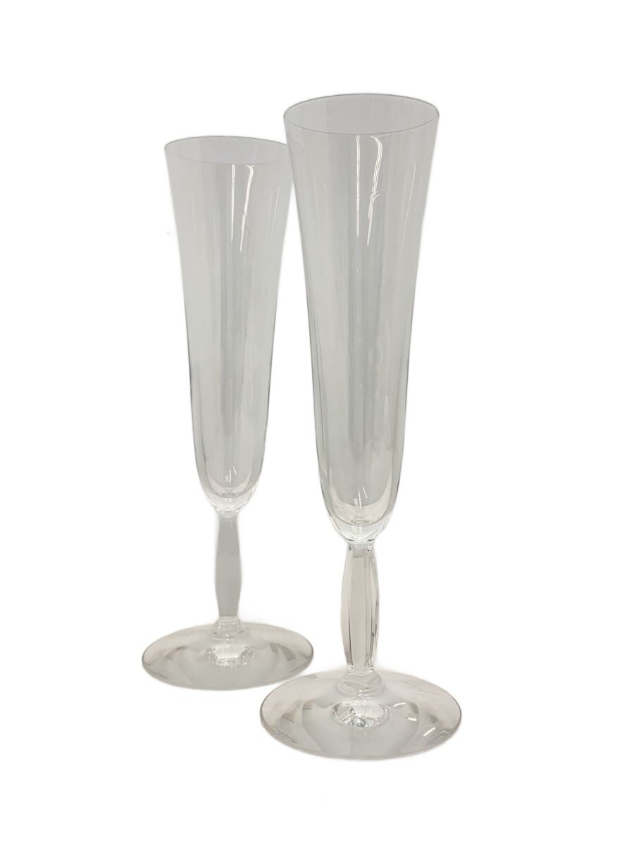 【中古】Baccarat◆グラス/2点セット/シャンパングラス/オンドシャンパンフルートグラスペア/ ...