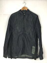 【中古】G-STAR RAW◆サイドラインミリタリーシャツ/シャツジャケット/ジャケット/S/コットン/インディゴ【メンズウェア】