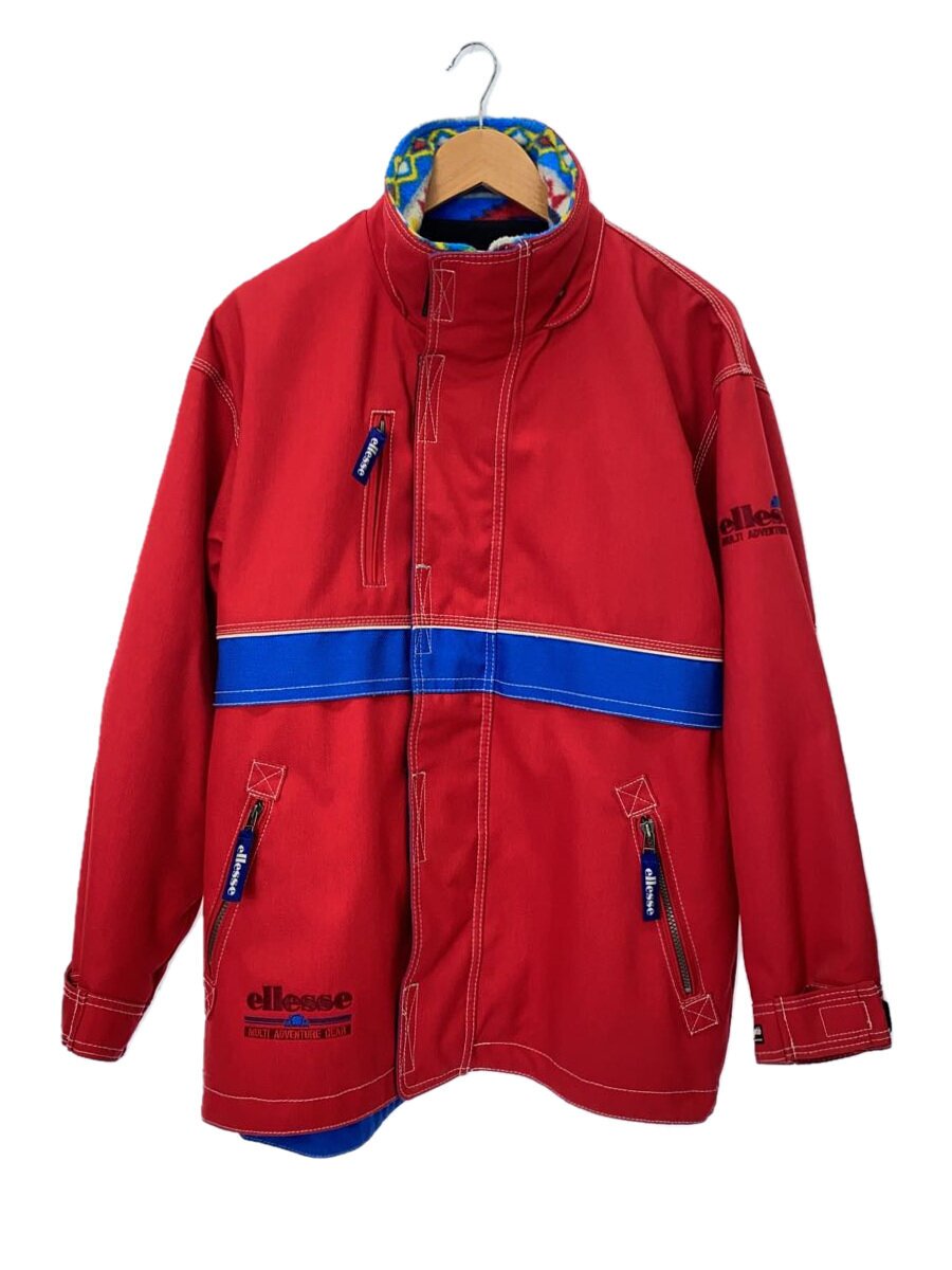 【中古】ELLESSE◆ウェアー/S/RED【スポーツ】