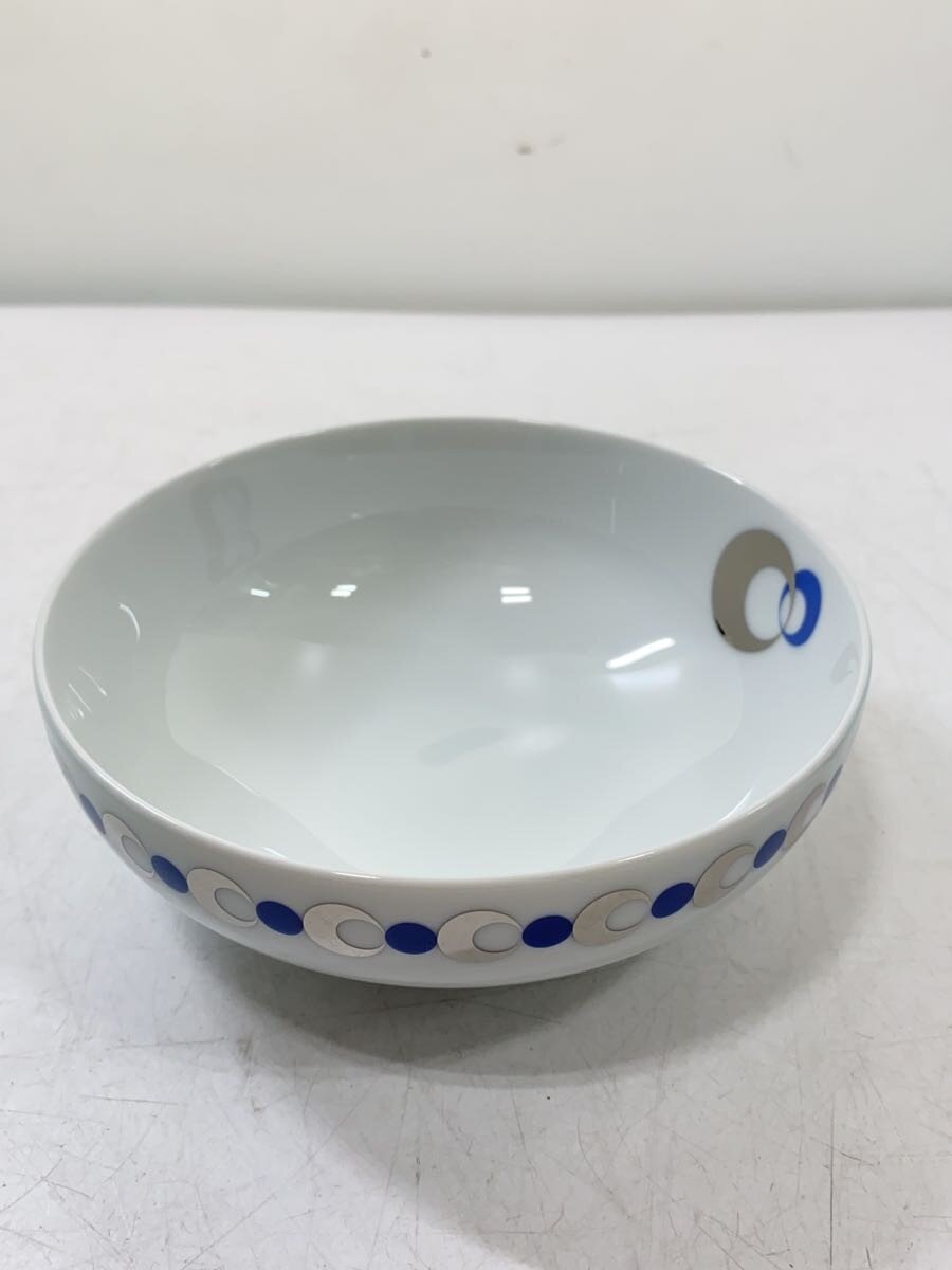 【中古】TIFFANY Co.◆プレート/エタニティ/ラージボール/ブルー/シルバー/ドット/箱有【キッチン用品】