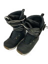 【中古】salomon◆スノーボードブーツ/27.5cm/シューレース/BLK/411296/MALAMUTE/マラミュート【スポーツ】