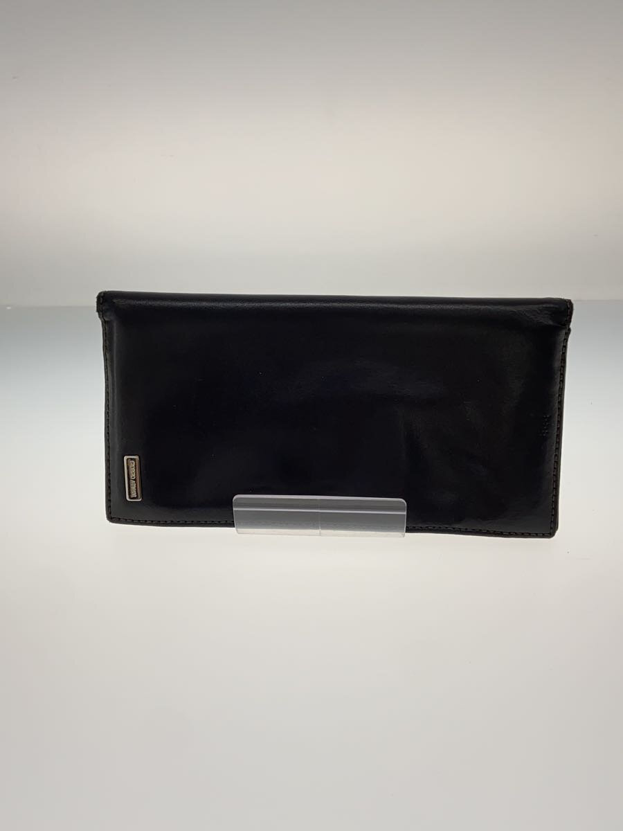 【中古】GIORGIO ARMANI◆長財布/レザー/ブラウン/メンズ【服飾雑貨他】