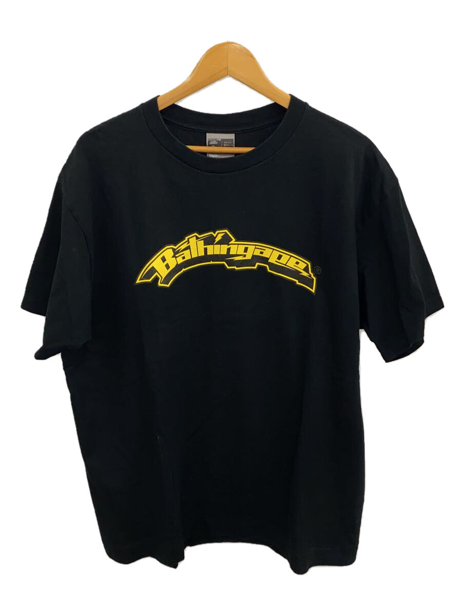 【中古】A BATHING APE◆初期タグ/Tシャツ/XL/コットン/BLK【メンズウェア】