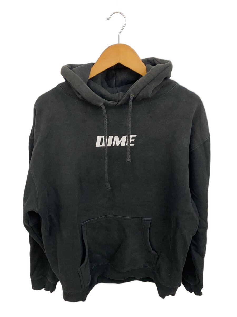 【中古】Dime◆パーカー/--/コットン/BLK/無地/IND4000C【メンズウェア】