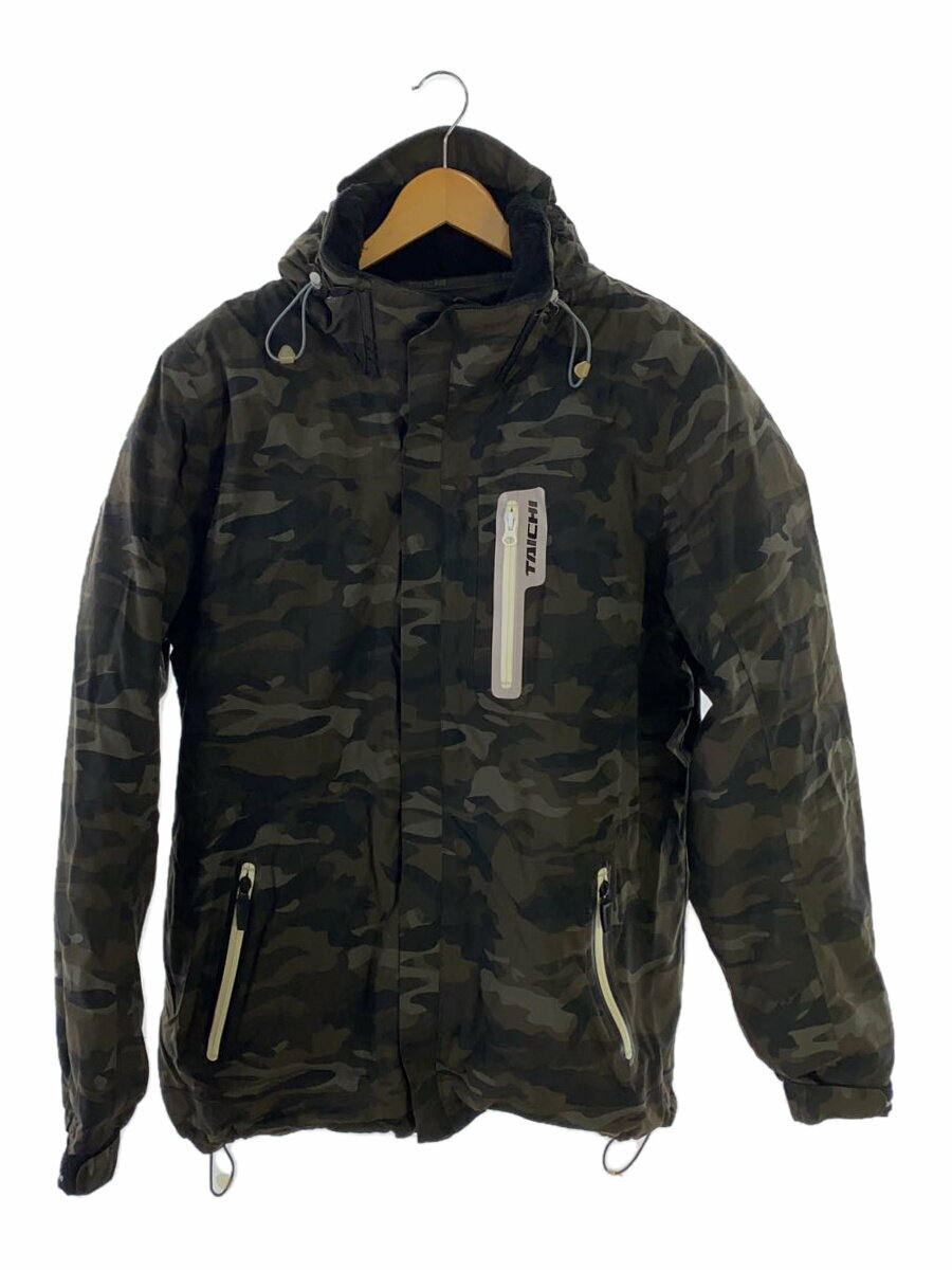 【中古】RS TAICHI◆モトレックウィンタージャケット/XXL/ナイロン/KHK/総柄/RSJ707【メンズウェア】
