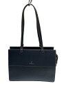 【中古】FURLA◆ハンドバッグ/レザー/BLK/無地【バッグ】