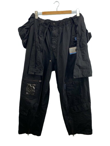 【中古】MIHARA YASUHIRO◆23AW/Cloth Paratrooper Trousers /48/ポリエステル/BLK/A11PT041【メンズウェア】 【中古】MIHARA YASUHIRO◆23AW/Cloth Paratrooper Trousers /48/ポリエステル/BLK/A11PT041【メンズウェア】