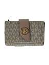 【中古】MICHAEL KORS◆2つ折り財布/--/WHT/総柄/レディース/NB-2408【服飾雑貨他】(4)