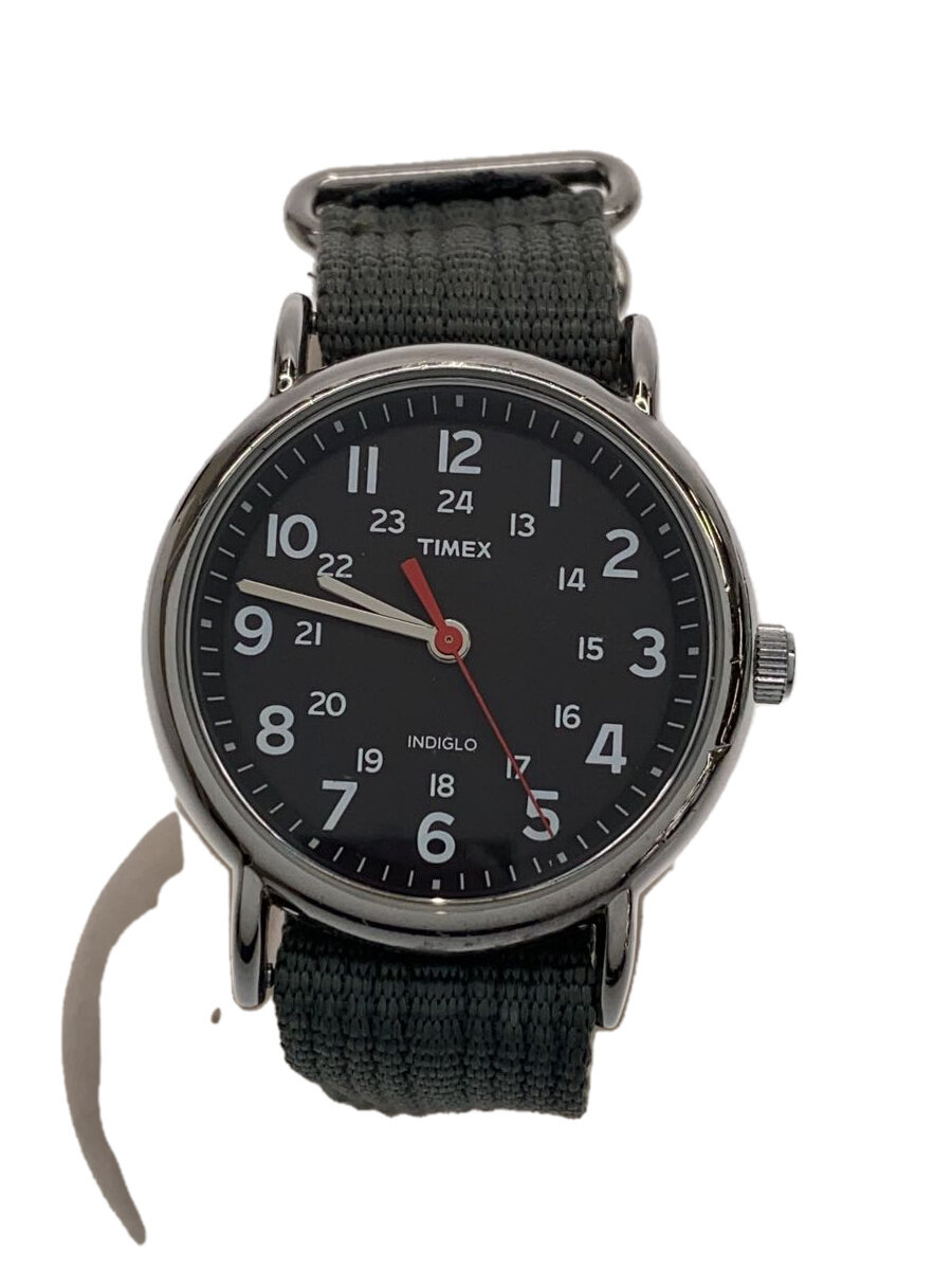 【中古】TIMEX◆クォーツ腕時計/アナ