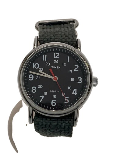 【中古】TIMEX◆クォーツ腕時計/アナログ/BLK/GRY/SS【服飾雑貨他】 【中古】TIMEX◆クォーツ腕時計/アナログ/BLK/GRY/SS【服飾雑貨他】
