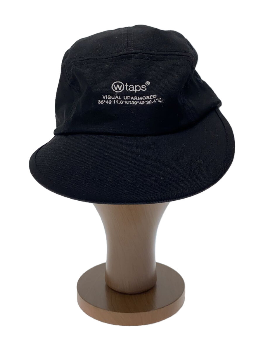 【中古】WTAPS◆キャップ/--/ポリエステル/BLK/無地/メンズ/231HCDH-HT09【服飾雑貨他】
