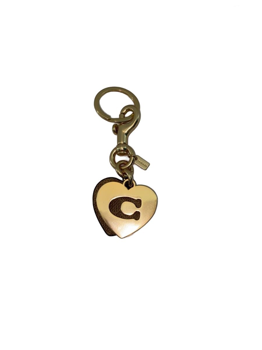 【中古】COACH◆キーホルダー/--/GLD/無地/レディース//【服飾雑貨他】