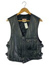 【中古】ベスト/S/羊革/BLK/M792-9-1002【メンズウェア】