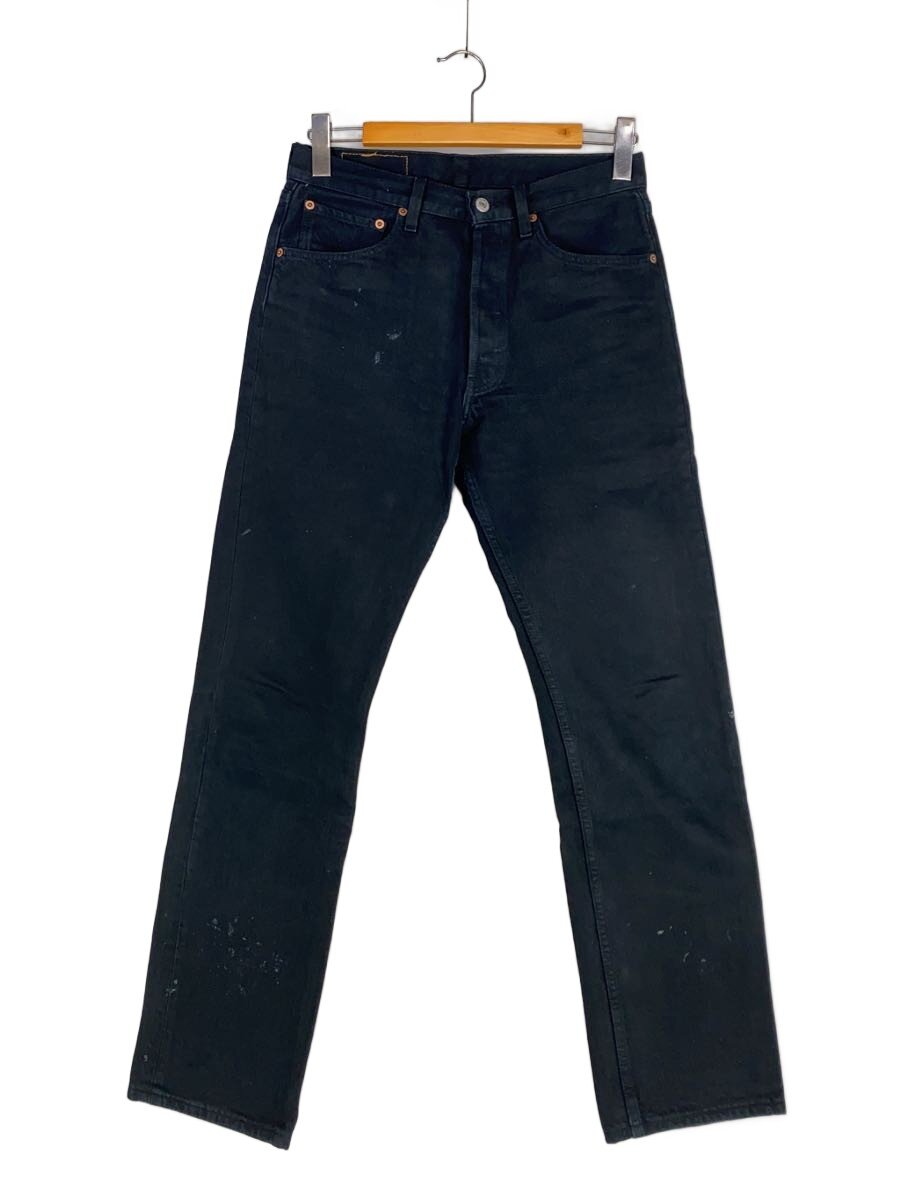 【中古】Levi’s◆デニムパンツ/31/デニム/ブラック/ユーロ/後染ブラック【メンズウェア】