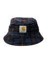 【中古】Carhartt◆バケットハット/コーデュロイ/チェック/--/コットン/NVY/メンズ【服飾雑貨他】(4)