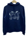 【中古】80s/SNOOPY/schulz/プルオーバーパーカー/内縫い/M/コットン/ネイビー/フェード【メンズウェア】(4)